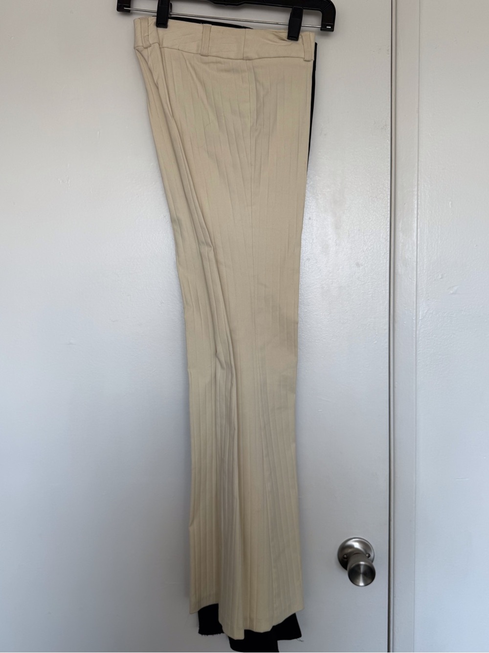 Have Cream Skinny Pleated Women's Pants